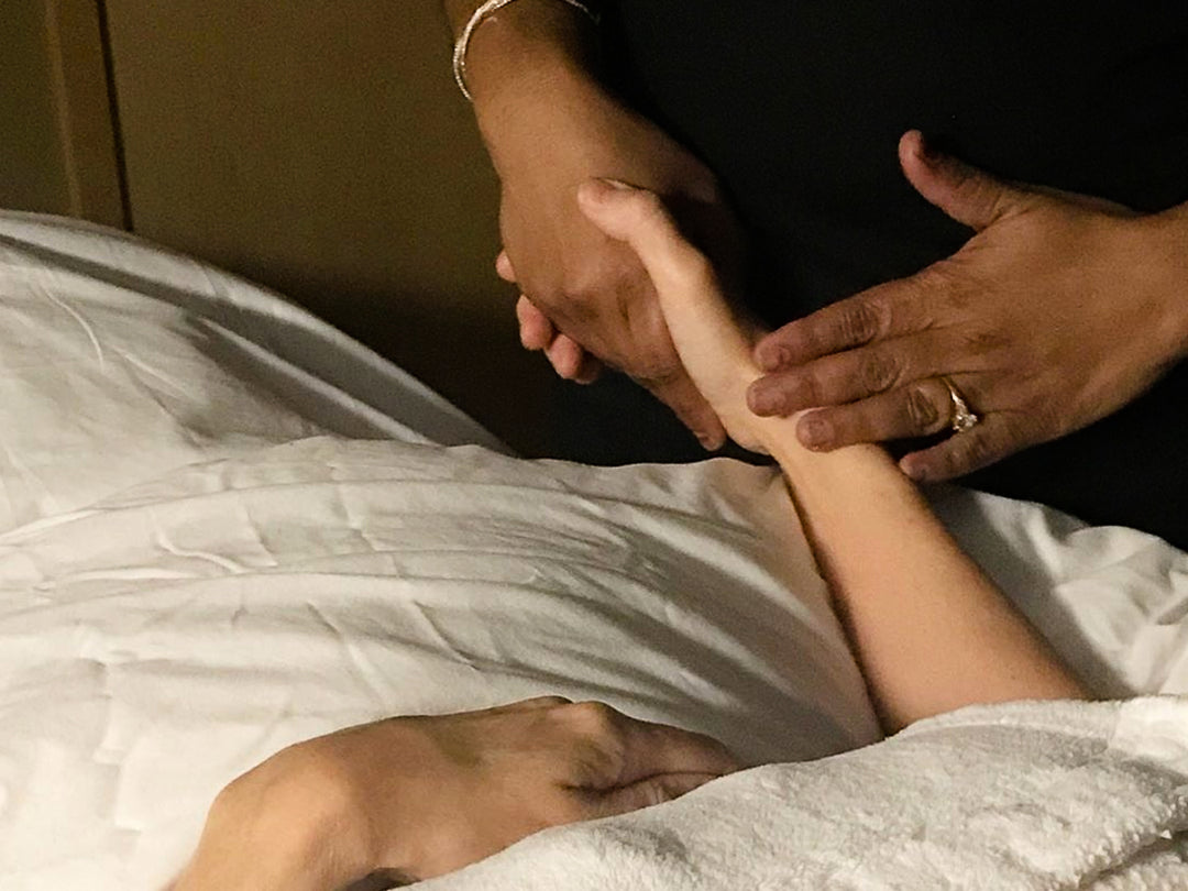 Spa clients can feel the warmth of a KAILU Heritage Duvet when they receive treatments from beloved esthetician Christina Threlkeld. A portion of all her treatments goes towards providing free skincare therapies to cancer patients undergoing chemotherapy.