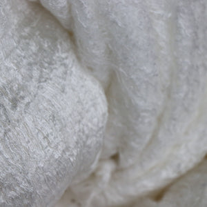 Raw silk is naturally hypoallergenic and resistant to dust mites and microbes, as well as being temperature regulating and supremely breathable. 