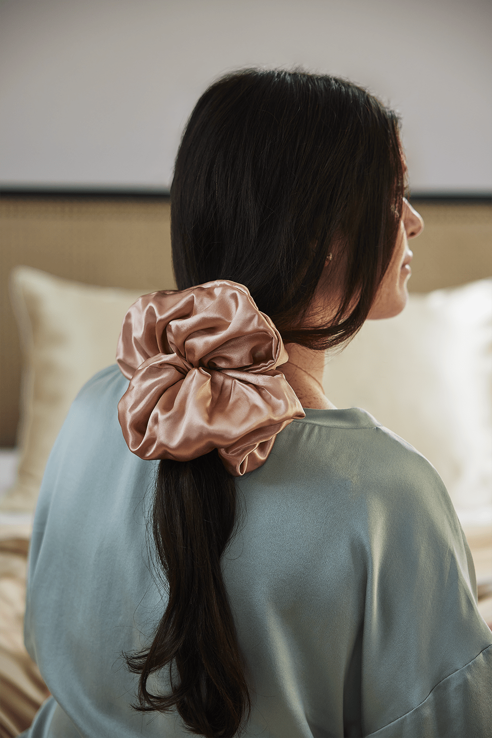 Oversized Silk Scrunchie Duo - KAILU