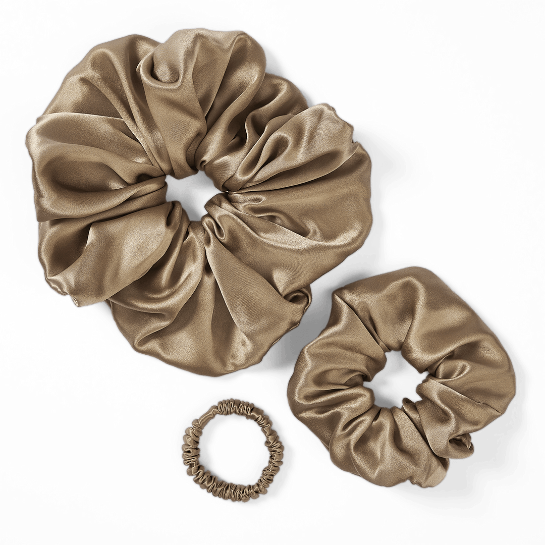 Silk Scrunchie Trio - KAILU