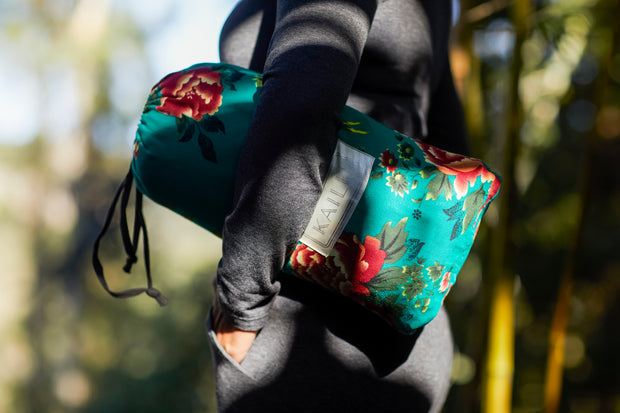 Use the KAILU Open Road Portable Throw at home for a pop of color or take it on the go. It comes with a drawstring pouch for easy carrying. No need to make room in your luggage.